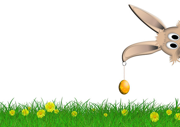 Osterhase - Blumenwiese