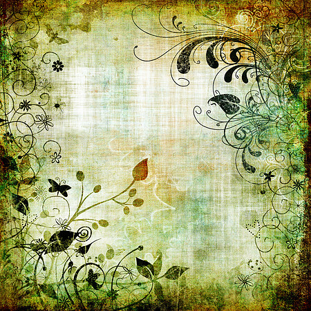 vintage floral paper